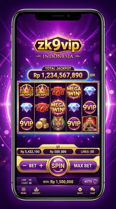 Tampilan antarmuka pengguna zk9vip yang sederhana dan intuitif.